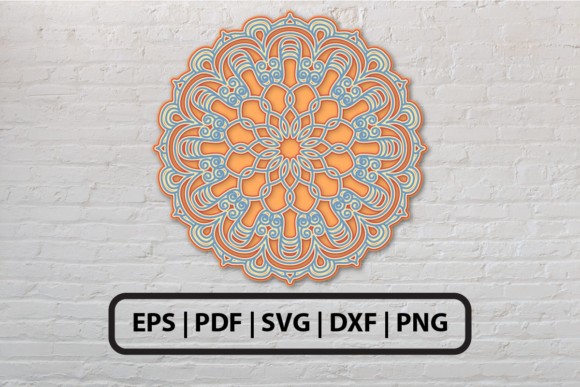 Download 3D Multi Layered Mandala SVG 6 - Layered mandala svg Collection