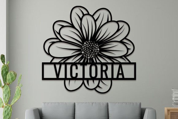 Download Sunflower Name Sign Laser Cut SVG - Sunflower name sign Collection