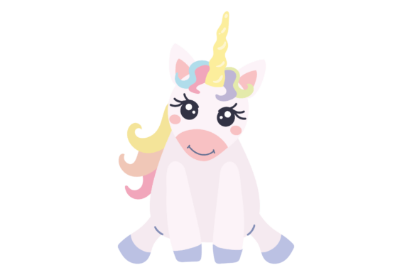 Download Sitting Unicorn - Sitting unicorn Collection
