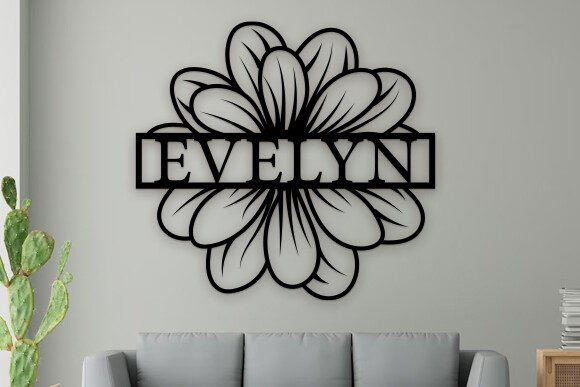 Download Sunflower Name Sign Laser Cut SVG - Sunflower name sign Collection