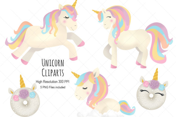 Download Unicorn Horse Clipart, Unicorn and Donut - Premium Resources